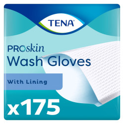 TENA Wash Gloves plastifié...