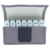 Pilulier Pilbox Mini Gris/bleu