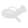 Urinal blanc pour Hommes contenance d'1 litre maximum avec bouchon