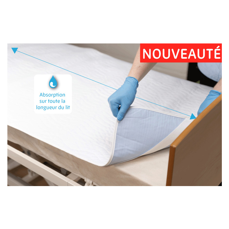 Alèse lavable et absorbante 90x210 cm