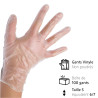 Gants Vinyle non poudrés taille S