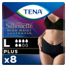 TENA Silhouette Plus taille haute noir L culotte