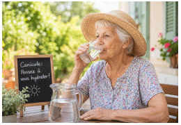 Hydratation des personnes âgées en canicule : nos conseils